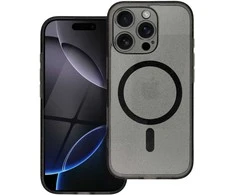 Oem CLEAR MAG COVER dėklas suderinamas su MagSafe skirtas Samsung Galaxy S25 juodos spalvos