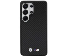 Dėklas BMW M Kevlar Logo MagSafe Samsung Galaxy S26 Ultra juodos spalvos