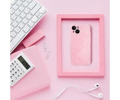 Oem Originalus dėklas, skirtas iPhone 16e (SE 4 2025) / 17e, skaidrus, 2 mm, mirksinčios rožinės spalvos