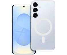 Dėklas Oem CLEAR Case 2 mm skirtas Samsung Galaxy S25 Plus suderinamas su MagSafe (kameros apsauga) skaidrus