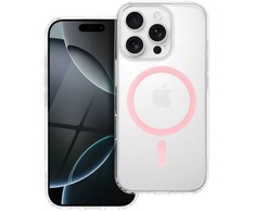 Oem dėklas iPhone 12 MINI su spalvotu žiedu, suderinamas su MagSafe, rožinis