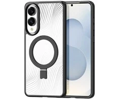 DUX DUCIS dėklas AIMO MAG compatible with MagSafe skirtas Samsung Galaxy S25 Edge juodos spalvos