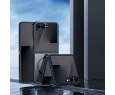 Dux Ducis Aimo Mag dėklas Samsung Galaxy Z Flip 8 suderinamas su MagSafe – juodos spalvos