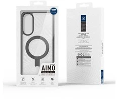 DUX DUCIS dėklas AIMO MAG compatible with MagSafe skirtas Samsung Galaxy S25 Edge juodos spalvos
