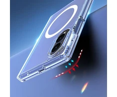 Dux Ducis Clin Mag dėklas Samsung Galaxy Z Fold 8 Wide Compatible with MagSafe – skaidrus