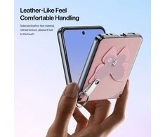 DUX DUCIS LUVY dėklas, skirtas SAMSUNG Z FLIP 7, rožinis