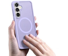 DUX DUCIS dėklas YIND suderinamas su MagSafe, skirtas SAMSUNG S26 FE, šviesiai violetinės spalvos
