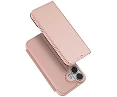 DUX DUCIS piniginės dėklas SKIN PRO, skirtas IPHONE 17, rožinis
