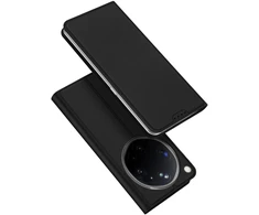 DUX DUCIS piniginės dėklas SKIN PRO, skirtas OPPO FIND X9 Ultra, juodas