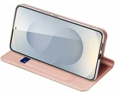 DUX DUCIS wallet dėklas SKIN PRO skirtas Samsung Galaxy S25 Edge rose