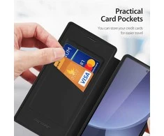 Dux Ducis Skin X Pro Samsung Galaxy S25 Ultra with MagSafe and Wallet – dėklas telefonui juodos spalvos
