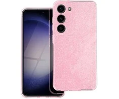 Samsung A37 5G skaidrus dėklas 2 mm, mirksinčios rožinės spalvos