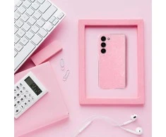 Samsung A37 5G skaidrus dėklas 2 mm, mirksinčios rožinės spalvos