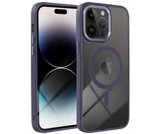 Dėklas, skirtas Samsung S26 ULTRA spalvotam „Edge Mag Cover“, suderinamas su „MagSafe Violetinė“