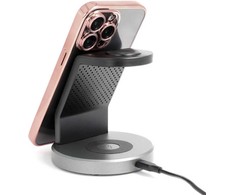 Dėklas Futerał do Samsung A27 Electro Mag Cover zgodny su MagSafe auksinė róż