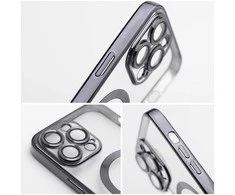 Oem Dėklas na Samsung A57 Electro Mag Cover zgodne su MagSafe juoda