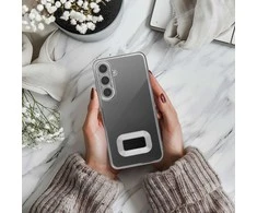 Oem Dėklas GLAM skirtas Samsung Galaxy S25 sidabro spalvos