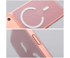 Oem „Xiaomi Redmi Note 15 PRO 5G Go Oranžinis“ dėklas, suderinamas su „MagSafe“, skaidrus