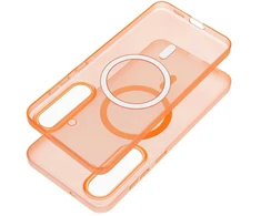 Dėklas Futerał do Xiaomi 17 Go Oranžinis zgodny su MagSafe oranžinė