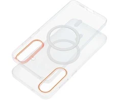 Orange Dėklas, skirtas Samsung A57 Go Oranžinis, suderinamas su MagSafe, skaidrus
