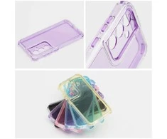 4Kom MATRIX CLEAR dėklas, skirtas SAMSUNG A57 5G, šviesiai violetinis
