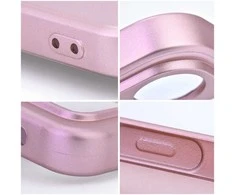 Oem METALLIC Dėklas skirtas Xiaomi Redmi Note 14 5G rožinės spalvos