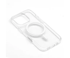 Dėklas Oem Case for iPhone 16 AIR Clear Mag Cover Elite (STR / NON-YELLOWING / CAMERA CONTROL BUTTON) compatible with MagSafe transparent