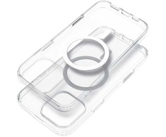 Oem Originalus „iPhone 16 PRO MAX“ skaidrus „Mag Cover Elite“ dėklas (STR / NEGELTONAS / KAMEROS VALDYMO MYGTUKAS), suderinamas su skaidriu „MagSafe“