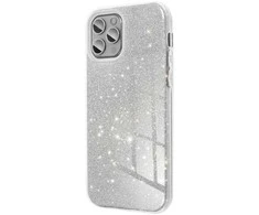 Oem Originalus iPhone 17 PRO MAX dėklas, blizgus sidabrinis