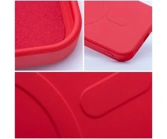 Dėklas Oem Case for iPhone 16e Silicone Mag Cover compatible with MagSafe red