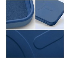 Oem SILICONE MAG COVER dėklas suderinamas su MagSafe skirtas Samsung Galaxy A54 mėlynos spalvos
