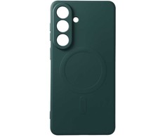 Oem Dėklas na Samsung S26 PLUS Silicone Mag Cover zgodne su MagSafe (camera protection) žalia