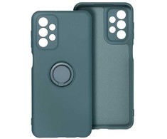 Oem SILICONE RING dėklas skirtas Samsung Galaxy A36 5G žalios spalvos