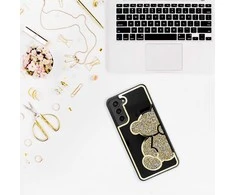Oem TEDDY BEAR Dėklas skirtas Samsung Galaxy A36 5G aukso spalvos