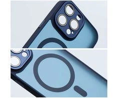 Dėklas Futerał do Samsung A57 Variete Mag Cover zgodny su MagSafe tamsiai mėlyna