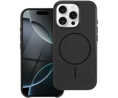 Dėklas Oem Case for iPhone 17 AIR Glossy Mag Cover compatible with MagSafe juodas