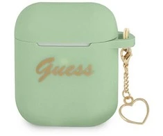 Dėklas Guess GUA2LSCHSN AirPods Žalias
