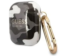Apple AirPods Guess Camo Collection (GUA2UCAMG) ausinių dėklas juodos spalvos