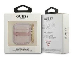 „Guess“ GUA2HHTSP „AirPods“ dangtelis rožinės spalvos dirželių kolekcija