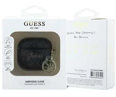 Guess 4G Charm Collection - dėklas skirtas AirPods 4 (Juodas)