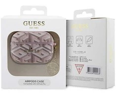 Apple AirPods Pro ausinių dėklas Guess GCube Charm (GUAPPGCE4CP) rožinės spalvos