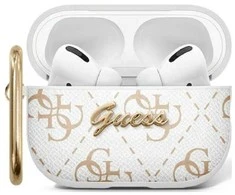 Apple AirPods PRO 2 Guess dėklas-kabukas (GUAP2PG4GPH) baltas