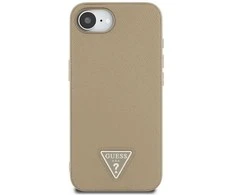 „Guess 4G Circle Classic Logo MagSafe“ dėklas, skirtas iPhone 16e - ruda
