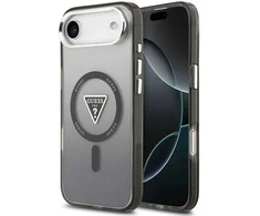 Cg Mobile Sas GUESS dėklas, skirtas IPHONE 17 Air, suderinamas su MagSafe GUHMP17MHGTMLCGK (IML gradientas su trikampio logotipu), juodas