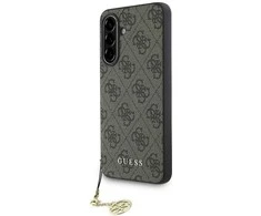 Guess 4G Charm dėklas skirtas Samsung Galaxy A56 rudos spalvos