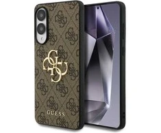 Dėklas Guess Big 4G Logo Classic Logo skirta Samsung Galaxy S25 Edge rudos spalvos