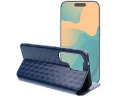 Dėklas su klapką na Xiaomi Redmi NOTE 15 PRO 5G Cubic Book mėlyna
