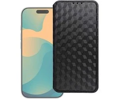 Dėklas su klapką na Xiaomi Redmi NOTE 15 PRO 5G Cubic Book juoda