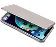 Oem ELEGANCE book dėklas skirtas Samsung Galaxy S25 PLUS pilkos spalvos