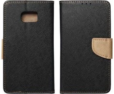 Oem FANCY Book dėklas skirtas Samsung Galaxy A26 juodos spalvos / aukso spalvos